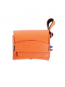 sac en cuir orange Poopidoo MARTIN SELLIER