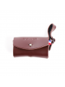 distributeur de sacs à crottes en cuir marron poopi MARTIN SELLIER