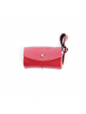 Distributeur de sacs à crottes en cuir rouge Poopi MARTIN SELLIER