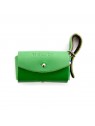 distributeur de sacs à crottes en cuir vert Poopi MARTIN SELLIER