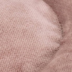 détail assise du coussin pour chien rose en velours côtelé Designed by Lotte