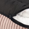 Le coussin pour chien rose en velours côtelé Designed by Lotte est déhoussable