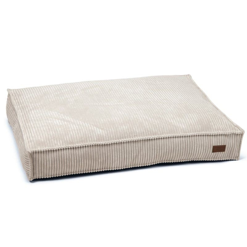 matelas pour chien gris clair en velours cotelé Designed by Lotte