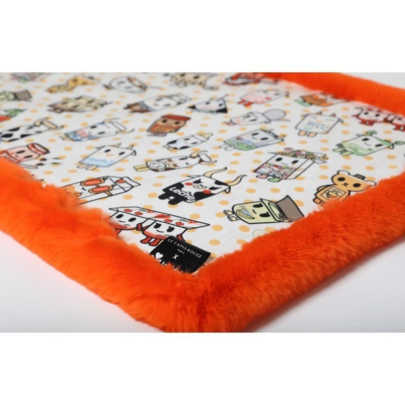 motif jamonais du tapis pour chien Milk and Sugar LE TAPIS ROUGE PARIS