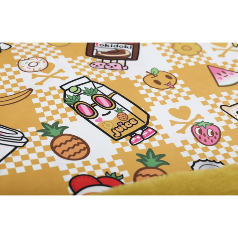 Motif jamonais du tapis pour chien Sweet Breakfast LE TAPIS ROUGE PARIS
