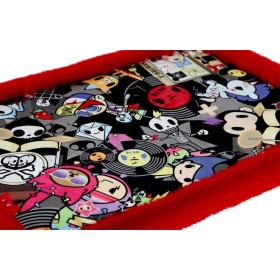 Motif japonais du tapis pour chien Time to Rock LE TAPIS ROUGE PARIS