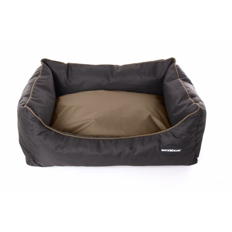 Corbeille pour chien Waterproof Marron/Noir Collection Domino MARTIN SELLIER
