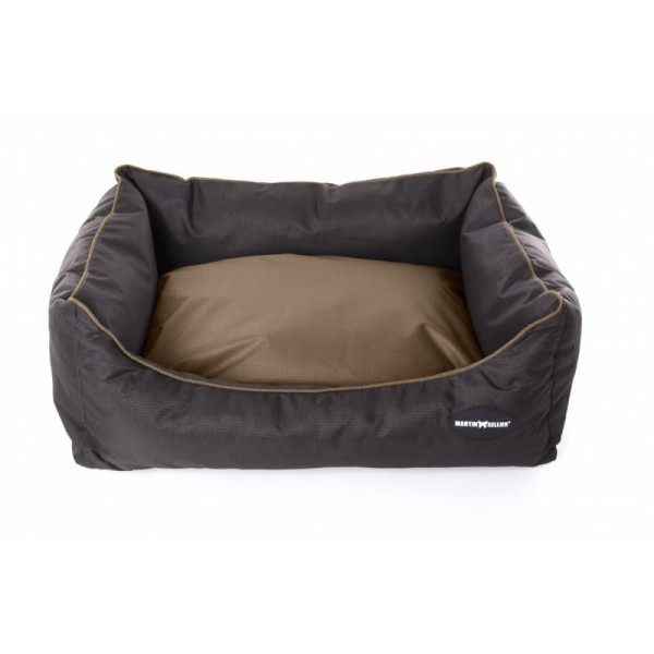 Corbeille pour chien et chat Waterproof Marron/Noir Collection Domino MARTIN SELLIER