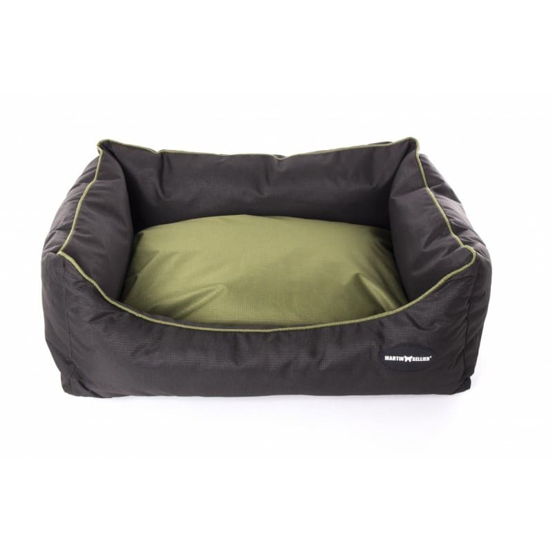 Corbeille pour chien Waterproof Kaki/Noir Collection Domino Martin Sellier