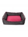 Corbeille pour Chien Waterproof Cerise Noir Collection Domino Martin Sellier