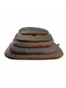 Coussin chien ovale marron collection Avenue Montaigne MARTIN SELLIER disponible en plusieurs tailles