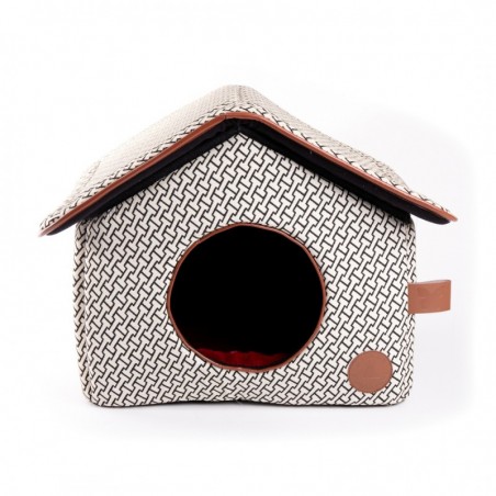 Maison pour chien rouge collection Avenue Montaigne MARTIN SELLIER