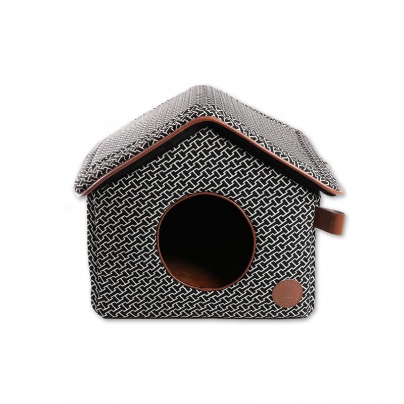 maison pour chien marron collection Avenue Montaigne MARTIN SELLIER