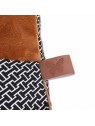 Master pour chien marron collection Avenue Montaigne avec logo en cuir