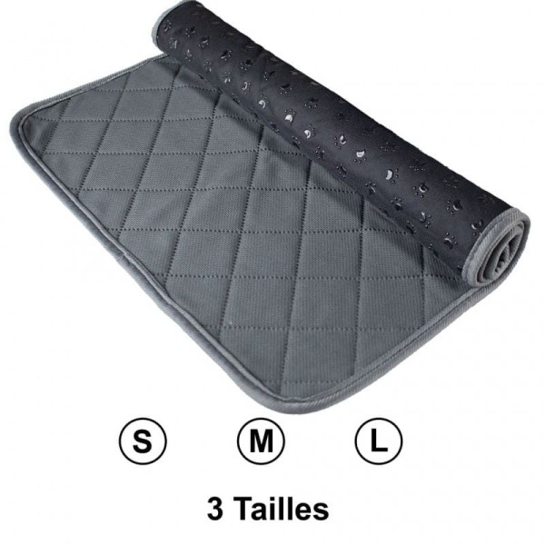 Tapis éducateur gris pour chien doogy