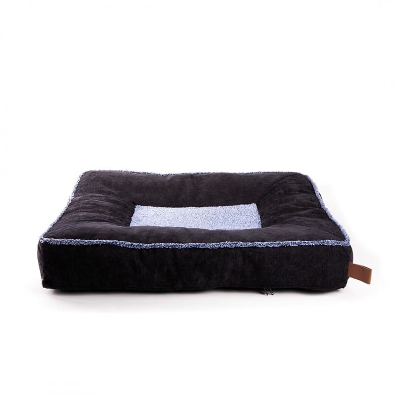 Coussin pour chien bleu bord épais collection Doudouzen MARTIN SELLIER