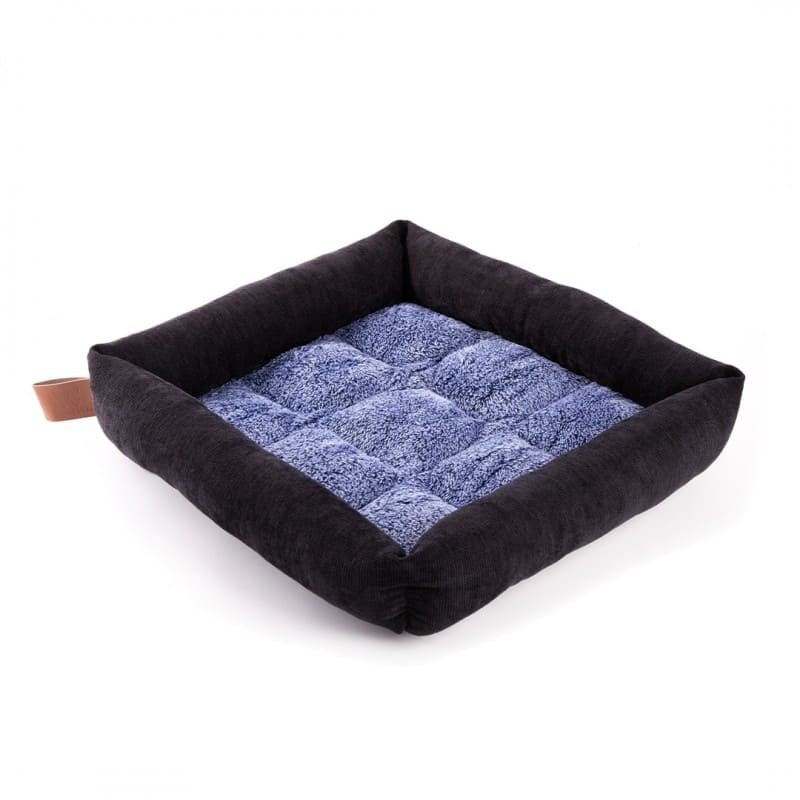 Corbeille pour chien bleu damier collection Doudouzen MARTIN SELLIER
