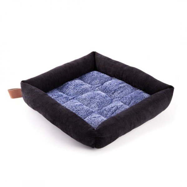 Corbeille pour chien et chat bleu damier collection Doudouzen MARTIN SELLIER