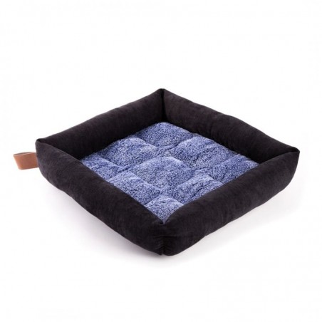 Corbeille pour chien bleu damier collection Doudouzen MARTIN SELLIER