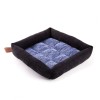 Corbeille pour chien et chat bleu damier collection Doudouzen MARTIN SELLIER