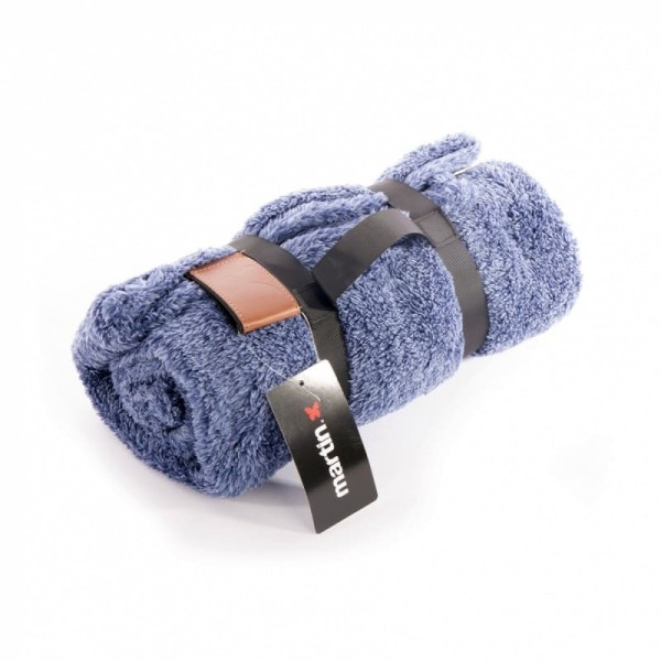 Plaid pour chien et chat bleu en polaire collection Doudouzen MARTIN SELLIER