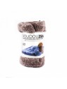sac de couchage pour chien marron polaire collection doudouzen MARTIN SELLIER plié