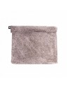 Sac de couchage pour chien marron polaire collection Doudouzen MARTIN SELLIER déplié