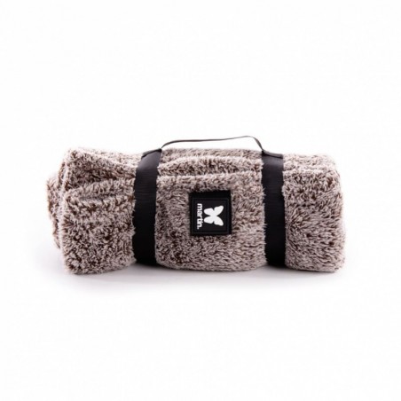 Plaid pour chien marron polaire collection Doudouzen MARTIN SELLIER