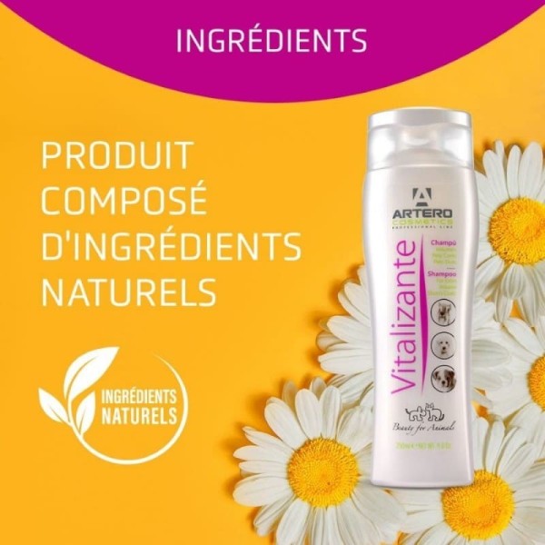 shampooing pour chien revitalisant Artero ingrédients naturels