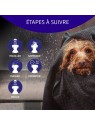 conseils d'utilisation du shampooing pour chien poils blanc Artero