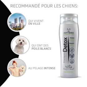 recommandations du shampooing pour chien anti-pollution détox artero
