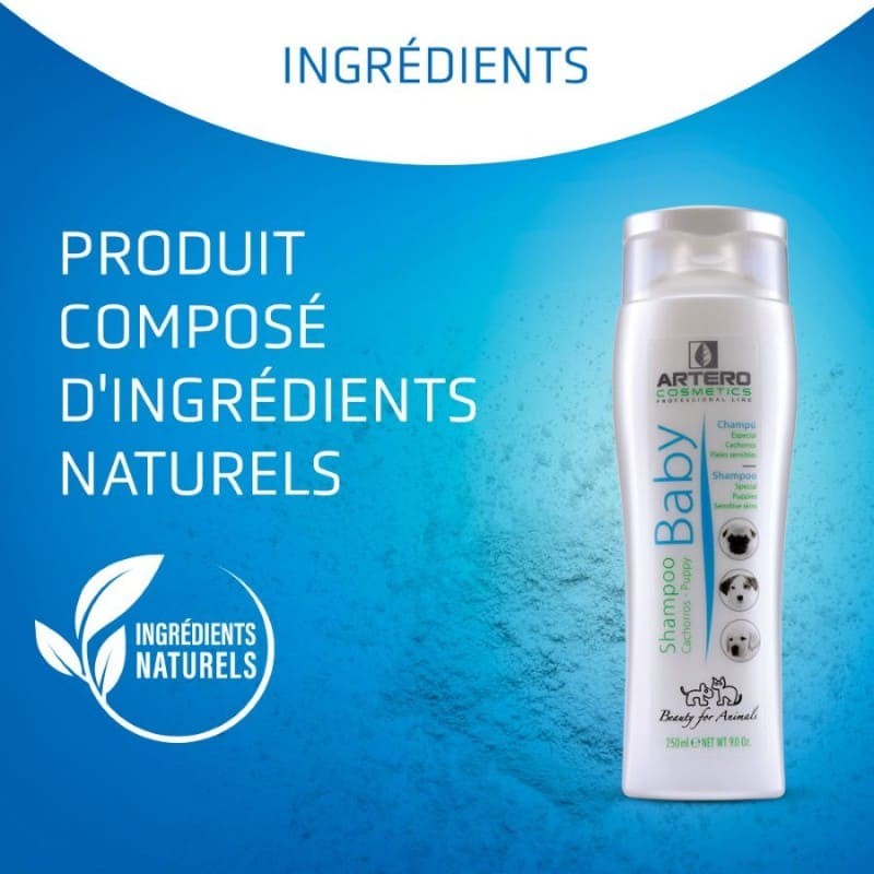 shampooing pour chiot Baby Artero ingrédients naturels