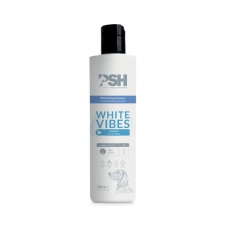 shampooing pour chien poils blancs white vibes psh
