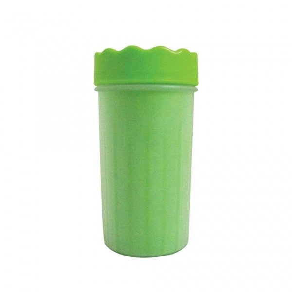 Pot du clean pattes pour chien vert taille M Doogy