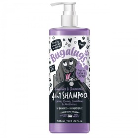 shampooing pour chien apaisant lavande et camomille  4 en 1 Bugalugs 500 ml