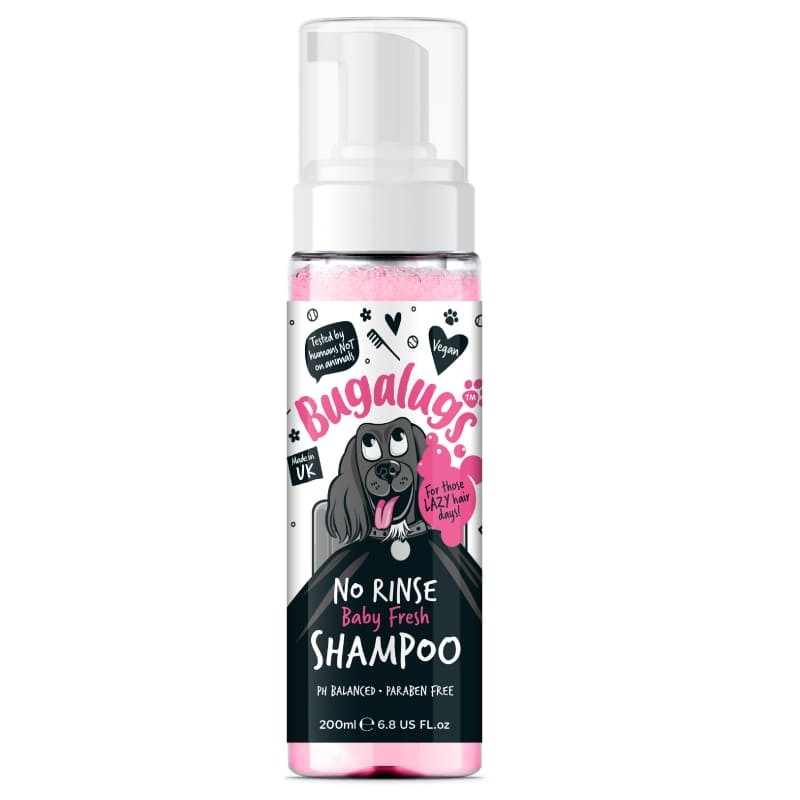 shampooing pour chien sans rinçage baby fresh Bugalugs