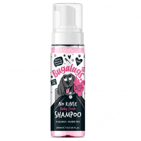 shampooing pour chien sans rinçage baby fresh Bugalugs