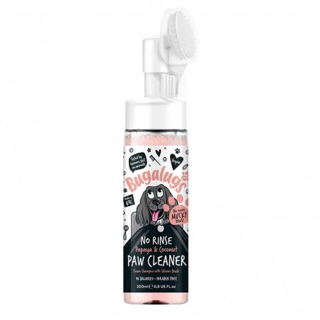 nettoyant pattes pour chien sans rinçage  paw cleaner papaye coco bugalugs