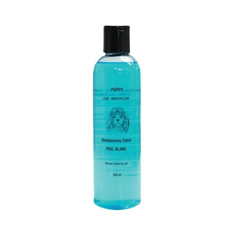 shampooing pour chien à poils blancs PUPPY 250 ml