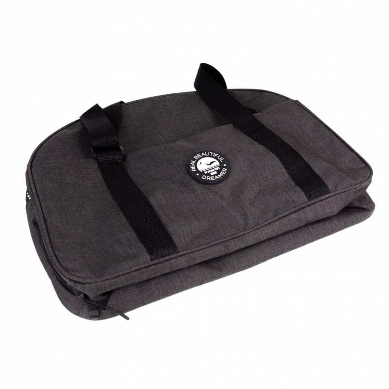 sac de transport pour chien anthracite kaki Bowling collection real dreamer martin sellier posé à plat