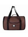 sac de transport pour chien marron et orange tunnel collection real dreamer martin sellier