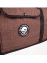 logo du sac de transport pour chien marron et orange tunnel collection real dreamer martin sellier