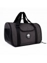 sac de transport pour chien anthracite kaki tunnel collection real dreamer martin sellier avec anses