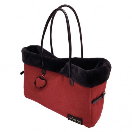 sac de transport pour chien rouge chic collection mystic dream martin sellier