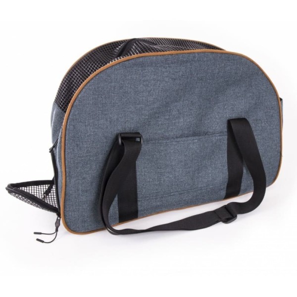 dos du sac de transport pour chien et chat bleu  bowling collection guest house martin sellier
