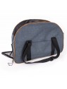 dos du sac de transport pour chien bleu  bowling collection guest house martin sellier