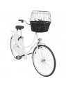 Panier pour chien Avant Vélo Trixie fixé sur un vélo