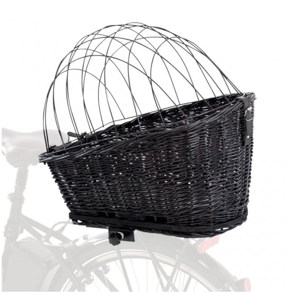 Panier pour chien Vélo Avec Grille Trixie fixé sur un vélo