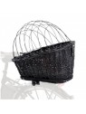 Panier pour chien Vélo Avec Grille Trixie fixé sur un vélo