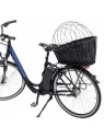 Panier pour chien Vélo Avec Grille Trixie fixé à l'arrière d'un vélo